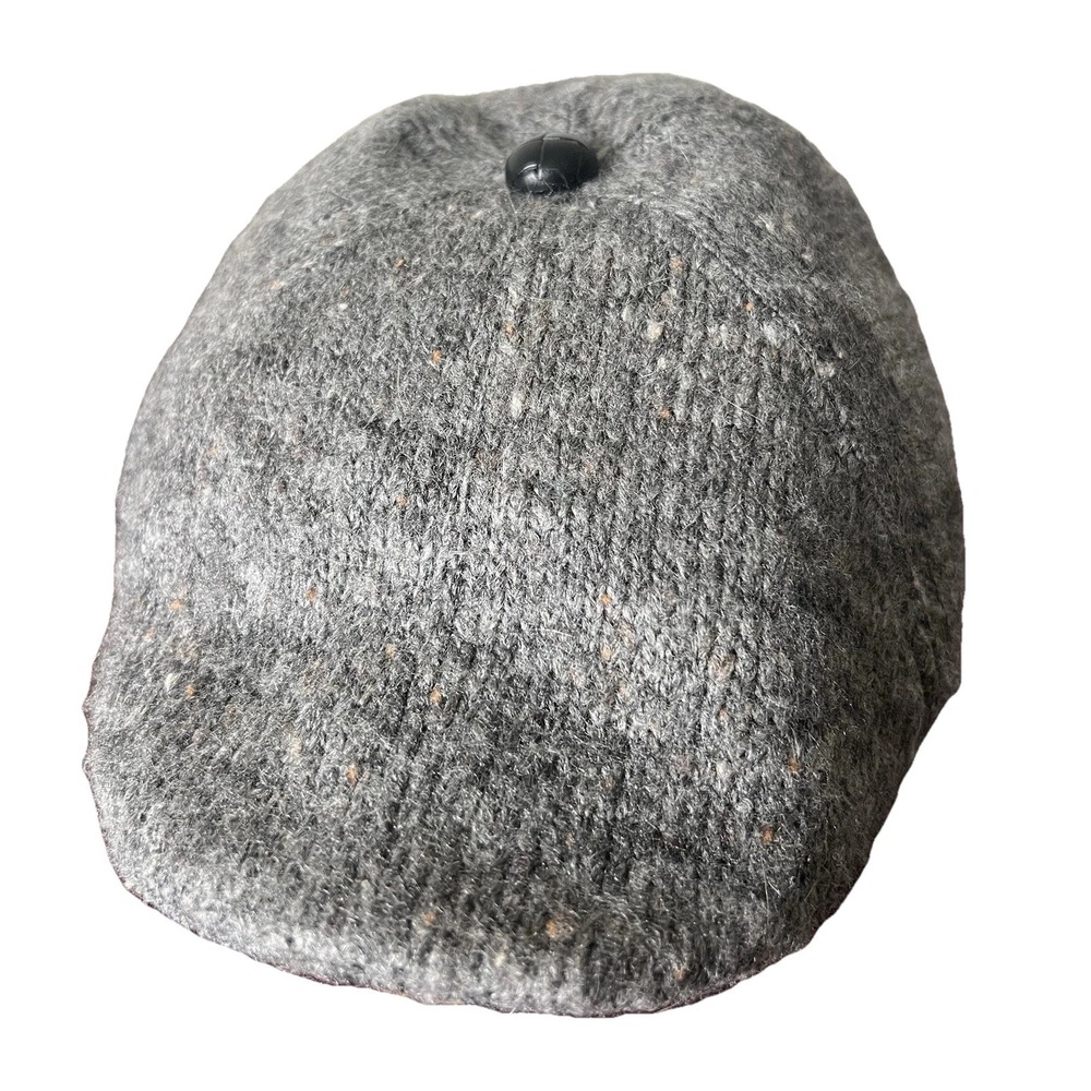 Bailey of Hollywood Grey Knit Flat‎ Cap Ivy Newsboy Hat Mens Size Medium